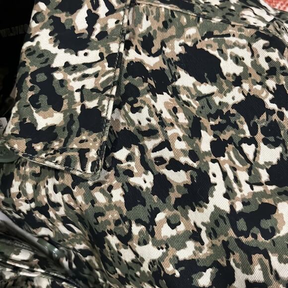 Wild Fang x BP Olive Beige Reptile Utility Oversized Coverall Jumpsuit NWT XXS - Picture 10 of 10